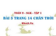 Bài 5 trang 14 Toán 9 Chân trời sáng tạo Tập 1